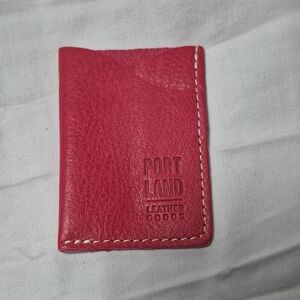 PLG Red Minimalist card holder